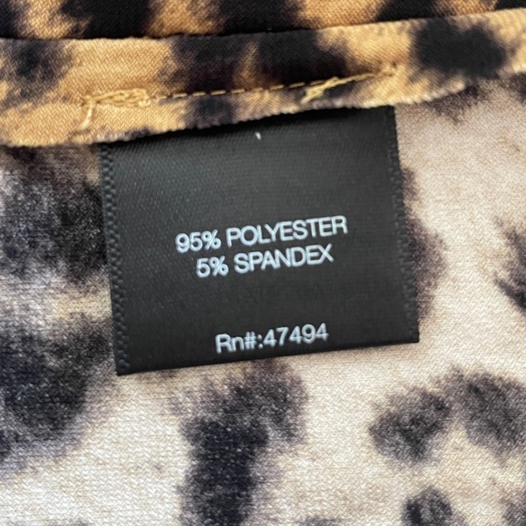 Norma Kamali Leopard Print T-Shirt Dress - Sz S (36) - Picture 10 of 14